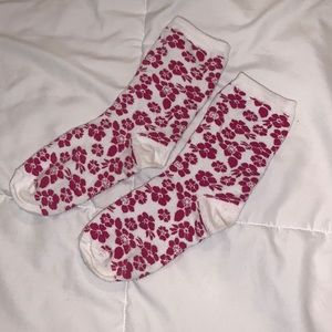 Girls’ Floral Crew Socks